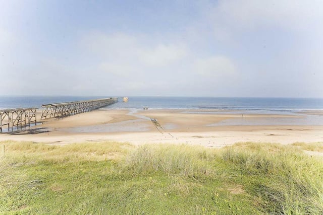 This home has stunning views of the sea and Steetley Pier.