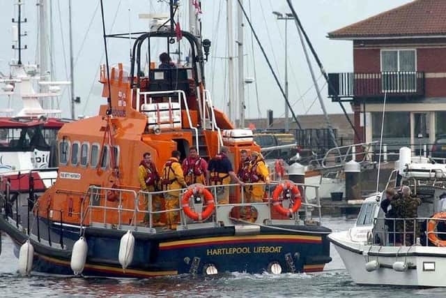 Hartlepool RNLI's all weather lifeboat.