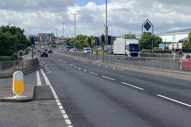 The incident is said to have happened on the A179 Marina Way, in Hartlepool.