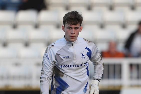 Young goalkeeper Boyes was given 30 minutes in Pools' pre-season exercise with Hibernian in Portugal. MI News & Sport Ltd