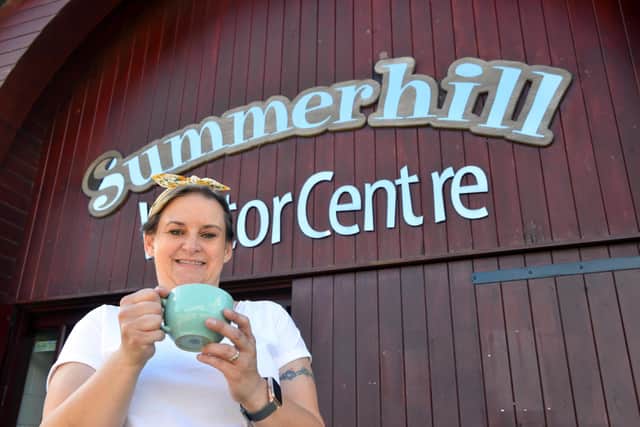 Daisey and Beas owner Sara Harvey has reopened the cafe at Summerhill Country Park.