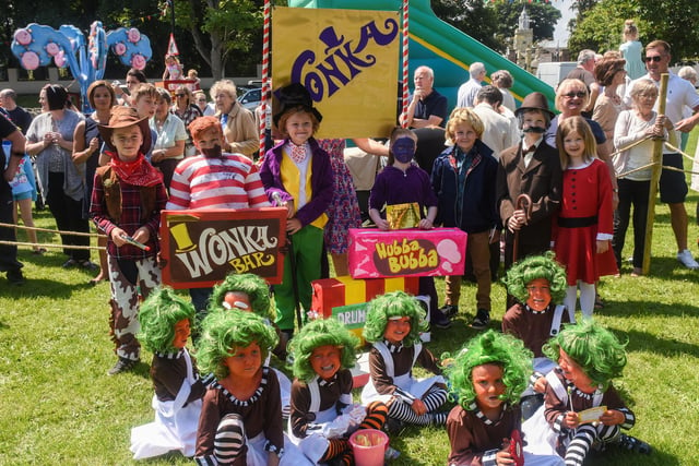 The fancy dress competition winners at the Greatham Feast in 2016 were these youngsters who paid tribute to Willy Wonka.