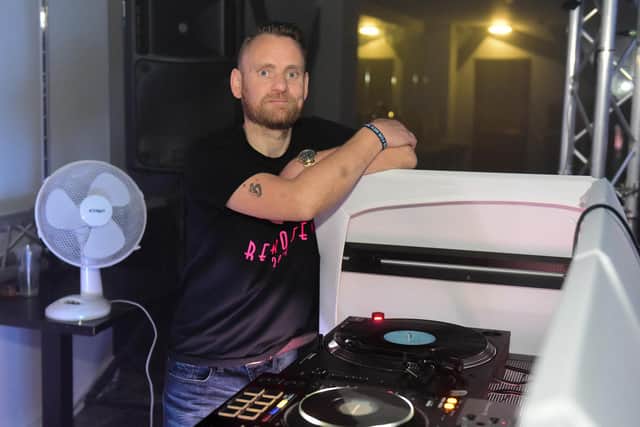Richie Griffiths, the organiser of the Retrofest DJ Festival at the Mayfair Centre.