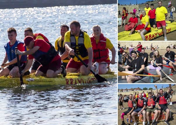 The Raft Race returned to Hartlepool for the annual display of paddle power between the Headland and Fish Sands.