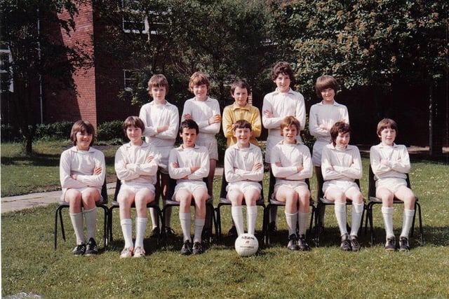 Dyke House School's football team pictured in 1979.