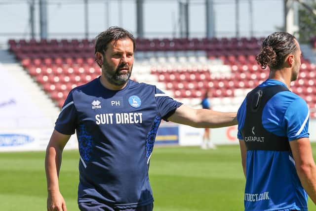 Paul Hartley could not fault his Hartlepool United side despite defeat at Northampton Town. (Credit: John Cripps | MI News)