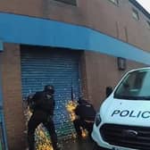 Seaham and Easington Police shared this photo following the raid in Easington Colliery.