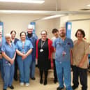 Members of the surgical hub team at the University Hospital of Hartlepool.