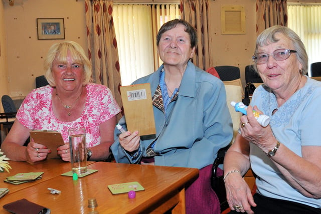 Hartlepool Stroke Club members from left, Dot Gutridge, Gloria Glaister and Margaret Bunton are looking forward to playing bingo in 2012.