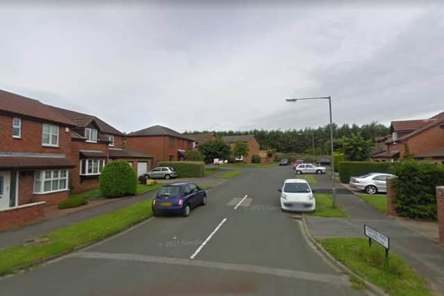 The burglary took place in Reedston Road, Hartlepool, on October 6.