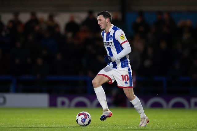 Callum Cooke says Hartlepool United cannot underestimate the importance of their win over Rochdale. (Credit: Mike Morese | MI News)