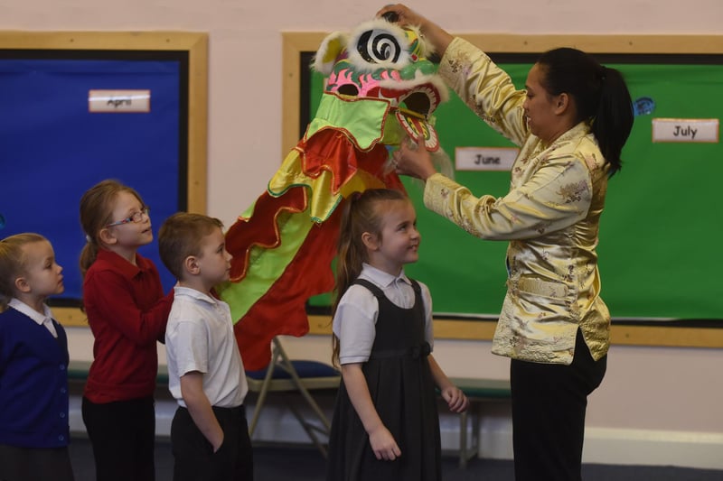 A reminder from 2016 and it shows pupils at Eskdale Academy celebrating the Chinese New Year by learning traditional dance.