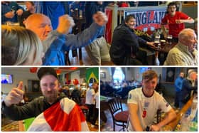 England fans in the Park Inn, in Park Road, Hartlepool, while watching the World Cup clash with Iran.