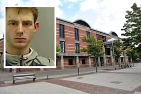 Harley Murray (inset) from Hartlepool was jailed at Teesside Crown Court.