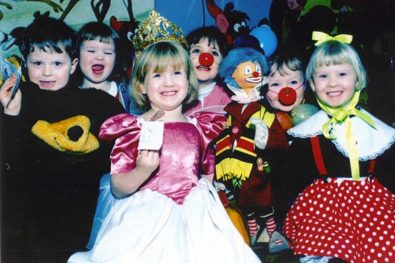 Youngsters from Victoria Nursery in Hebburn helped raise cash for Comic Relief in 1995.