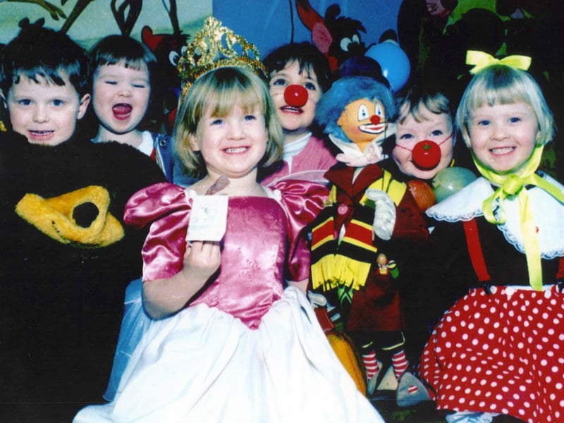 Youngsters from Victoria Nursery in Hebburn helped raise cash for Comic Relief in 1995.