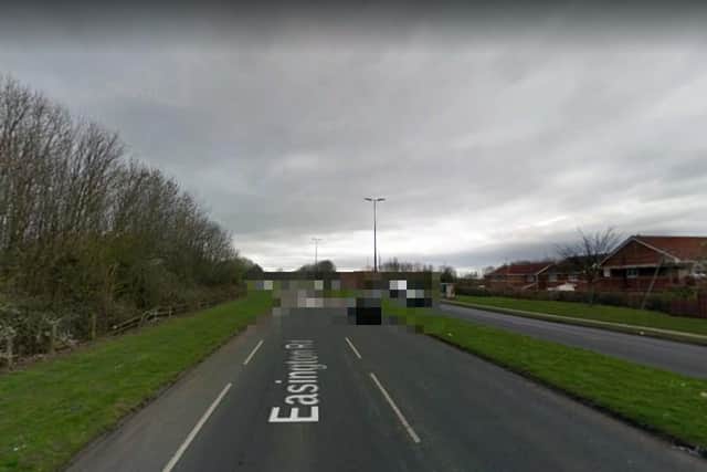 Google Streetview image of Easington Road, where police had to travel over 90mph to catch up to James Morriarty.