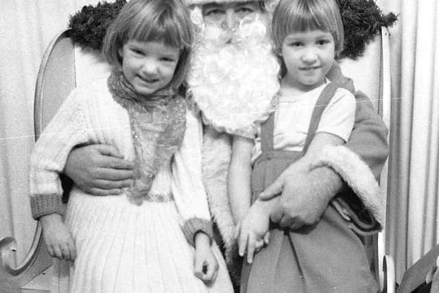 Santa at Binns in Hartlepool.