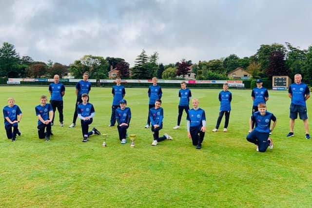 Hartlepool Cricket Club Under 13's team.