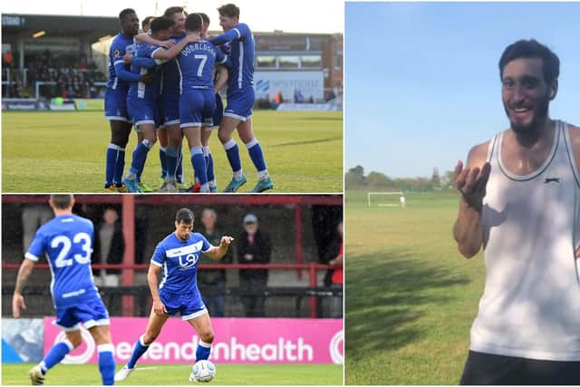 Myles Anderson and his Hartlepool United teammates will be running at 3pm on Monday afternoon.