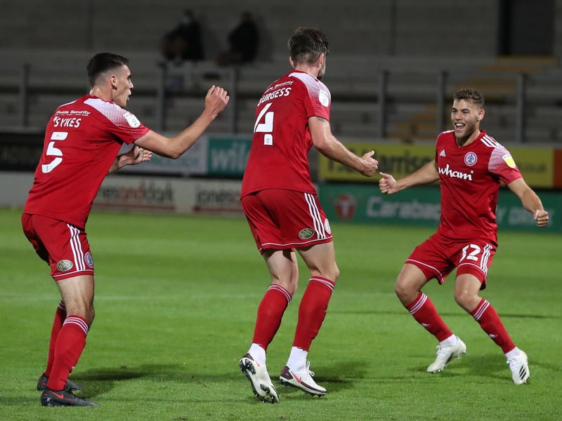 Start of season overall squad market value: £923k. End of season overall squad market value: £1.3m. Overall percentage change: +39%. Most valuable player: Cameron Burgess (estimated market value = £225k)