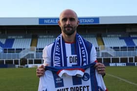 Peter Hartley rejoined Hartlepool United in the January transfer window. Picture by Hartlepool United Football Club