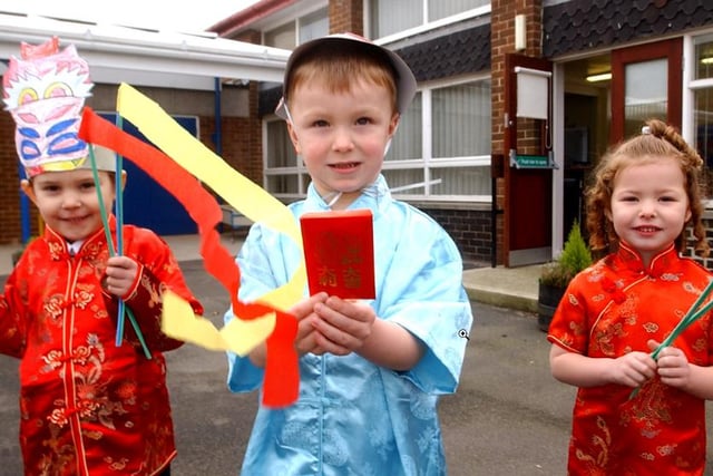 Chinese New Year celebrations at the school in 2006.