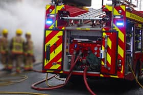 The fire is believed to have been started deliberately.