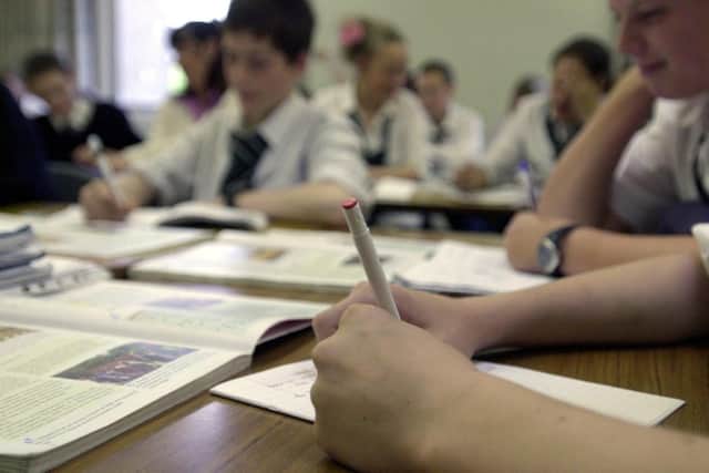 Disadvantaged secondary school pupils in Hartlepool are almost two years behind their better-off peers, according to new research.