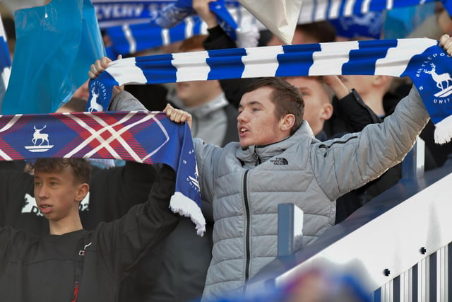 Hartlepool United supporters get behind their team at the Suit Direct Stadium. (Photo: Scott Llewellyn | MI News)