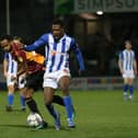 Timi Odusina will become a free agent when his Hartlepool United contract expires with a new deal yet to be agreed. (Credit: Mark Fletcher | MI News)