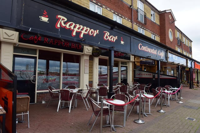 Cafe Rappor Bar has a 4.5 out of 5 star rating on Google with 311 reviews. One customer described their experience as "first class, keeping the Marina on the map."