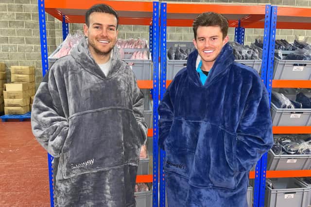 Joel Pierre and Jack Griffiths, the owners of Snuggy.