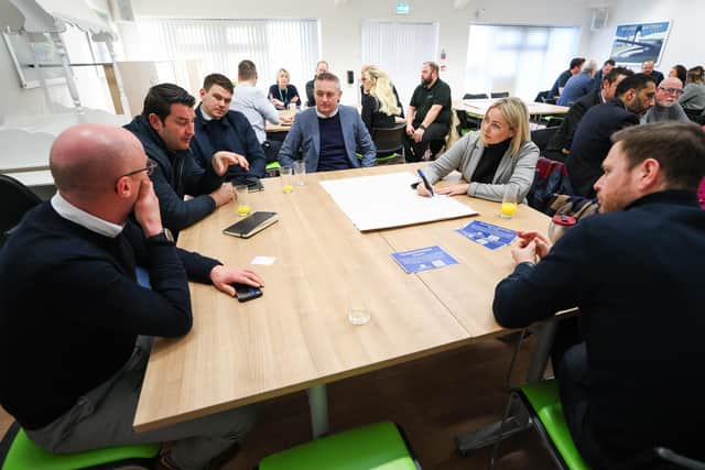 Hartlepool Economic & Business Forum members brainstorm ideas at the first event of 2024. (Photo: Chris Booth)