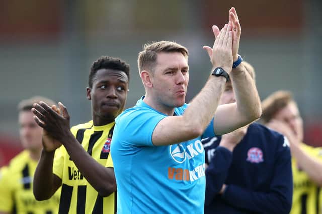 Dave Challinor while at AFC Fylde (Photo by Jan Kruger/Getty Images)