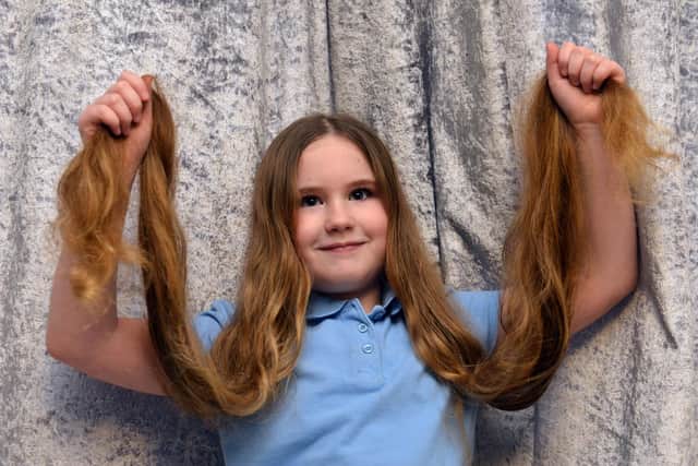 Younster Ella Kitching will be cutting her hair for charity.