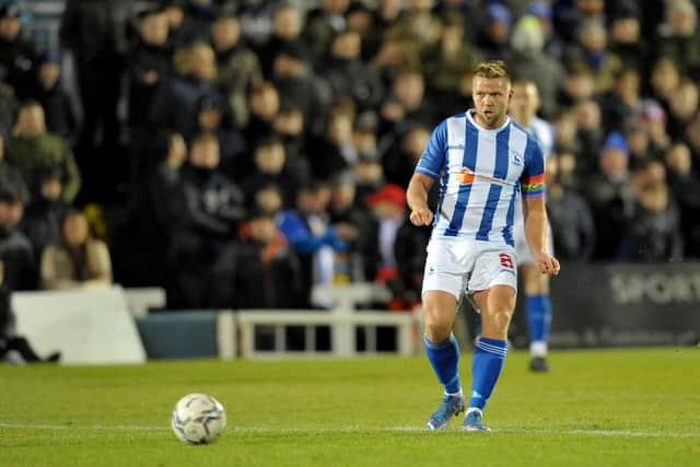 Nicky Featherstone is suspended for Hartlepool United's trip to Selhurst Park to take on Crystal Palace. Picture by FRANK REID