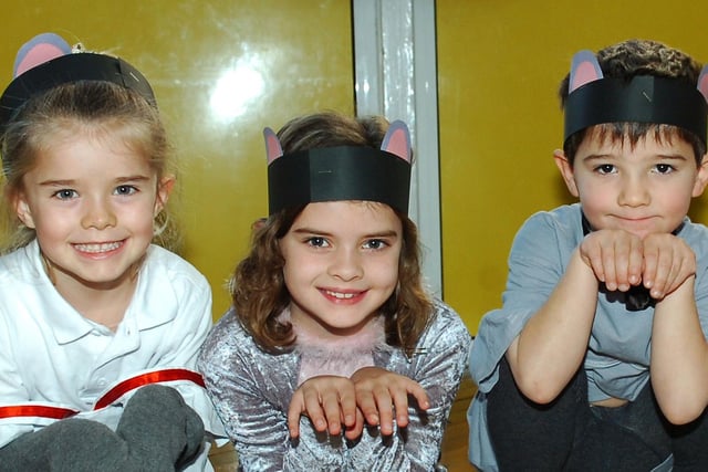 Pupils from Clavering Primary School take part in the school's 2012 nativity play.