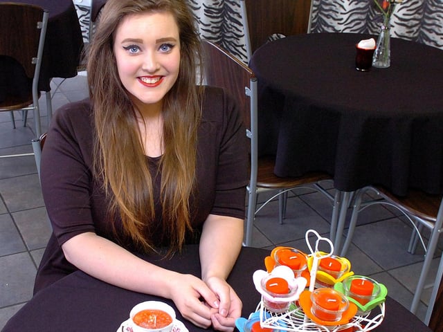 Charlotte Wells set up a candle making business which she sold at Cafe 33 on Park Road in 2013.