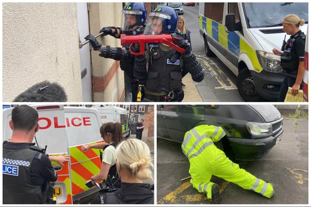 Police have carried out a number of warrants and initiatives in Hartlepool under Operation Artemis in a day of action.