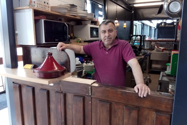 Joseph Candir at his stall on the Wool Market, which he plans to re-open in July