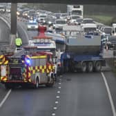 The A19 northbound remained closed for hours following the incident./Photo: Incidents on Teesside & County Durham