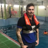 Robbie Cole, 20, said it was essential those earning a living on the water never set sail without the most basic of equipment - a life jacket.