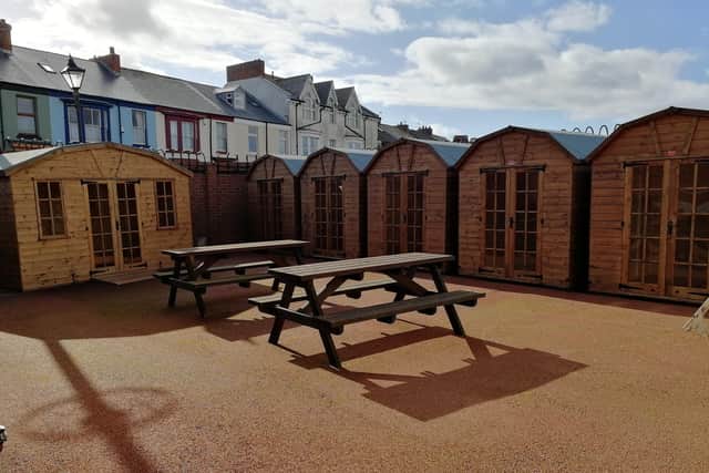 The new picnic area that has been created at Hartlepool's Heugh Battery Museum.