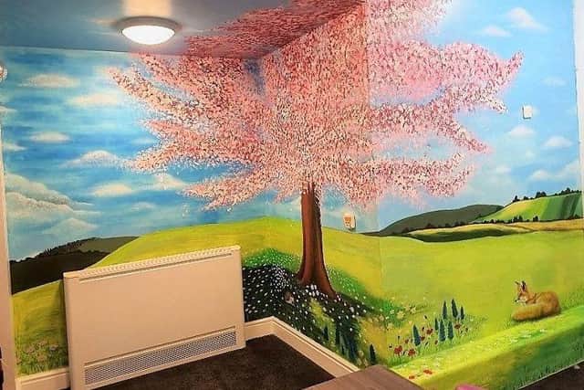 The mural designed by Charmaine Twidale.