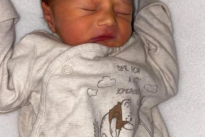 Tracy sent in this picture of her new Grandson, congratulations to you and the new parents too!
