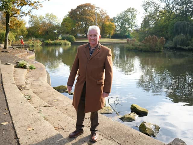 Councillor Rob Darby at Rossmere Park.