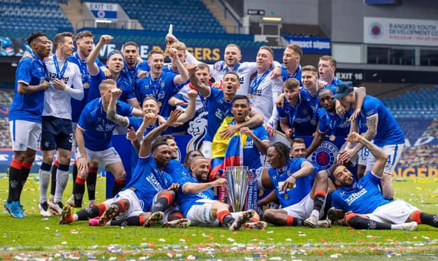 Rangers finished Scottish Premiership champions this past season. Picture: SNS