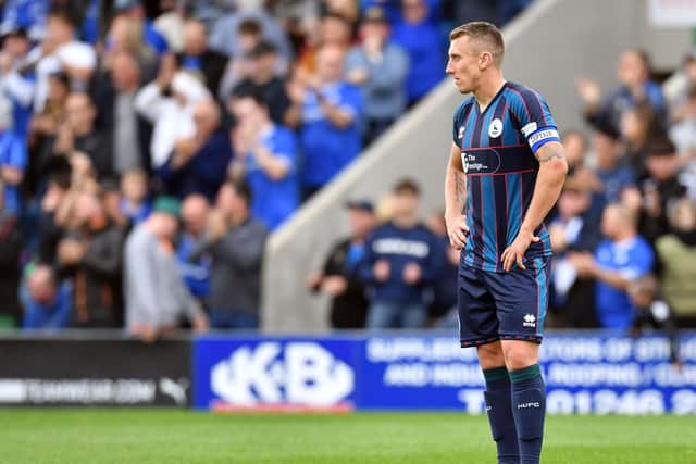 Hartlepool United were stunned by Aldershot Town after conceding twice in a minute to lose at the EBB Stadium.