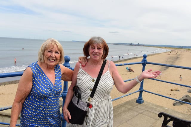 Pat Coiles (left) and Magaret Sillito enjoying a day out
